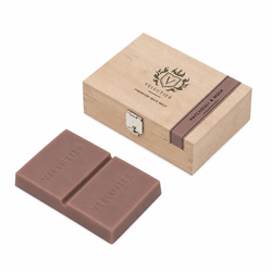 Wosk zapachowy VELLUTIER Patchouli & Musk w drewnianym opakowaniu